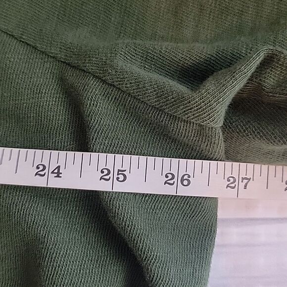 Lane Bryant square neck button-down knit top - green Women's Size 26/28 - Picture 8 of 10